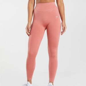 Gymshark Women's Pink/ Orange Leggings